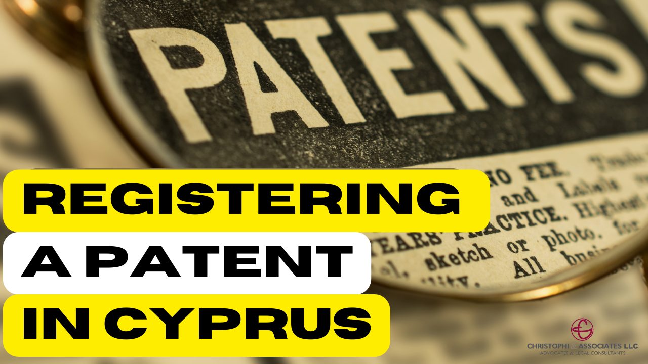 How to register a patent in Cyprus